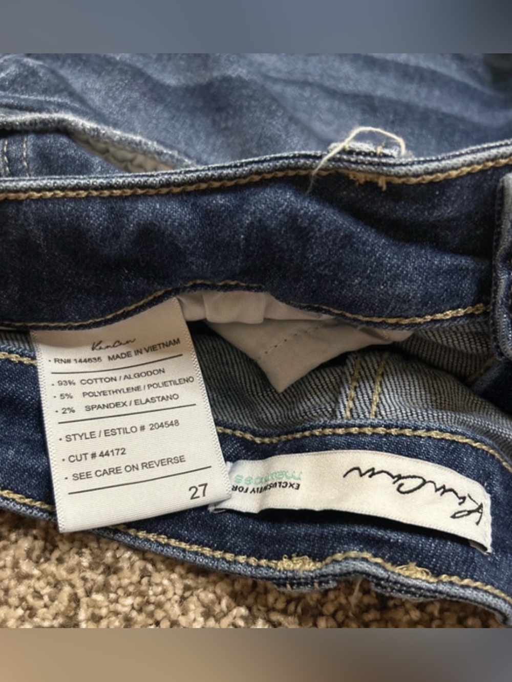Kancan shorts size 27 - Picture 3 of 3